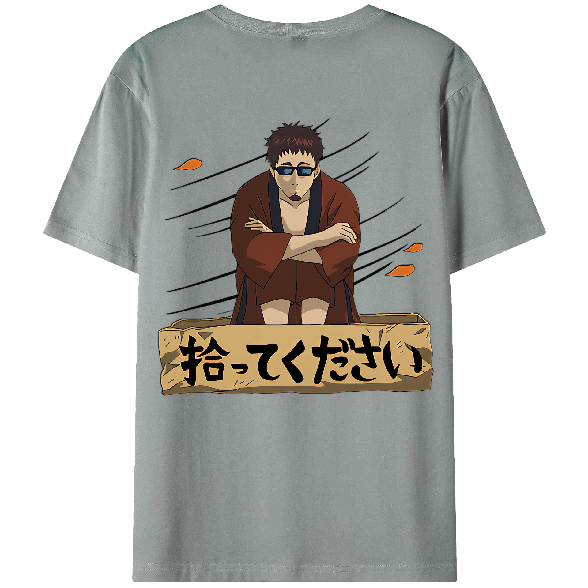 （画像用） ぎんたま 坂田銀時（さかたぎんとき） 神楽 志村新八（しむら しんぱち） GINTAMA Sakata Gintoki Kagura Shimura Shinpachi 綿100％ メンズ半袖Tシャツ（バックプリント） 通気性